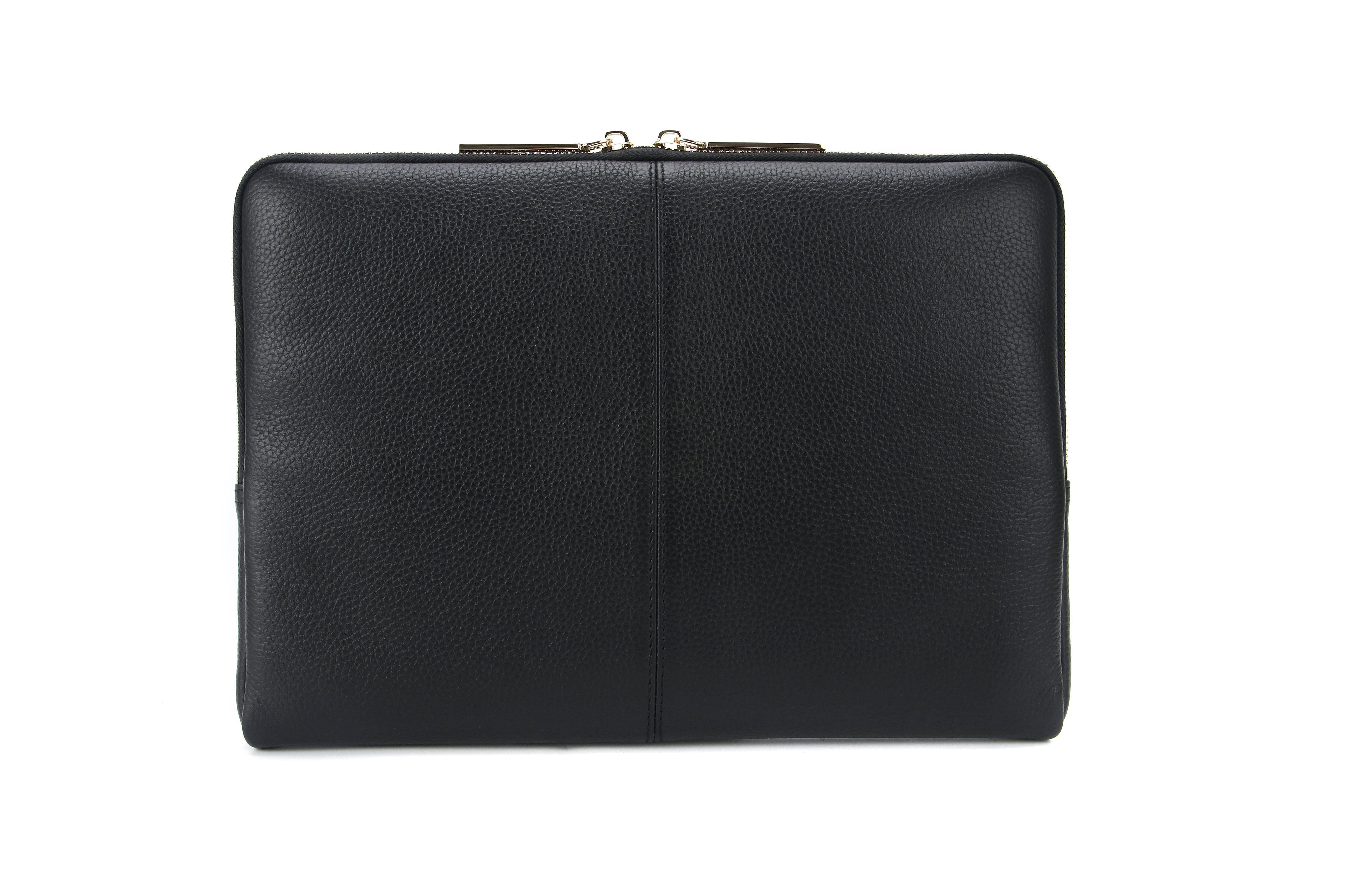 MACBOOK NEO 13" LEATHER SLEEVE CASE-sleeve-CODE REPUBLIC-BLACK-CODE REPUBLIC laptop bags womens laptop bags laptop handbags ladies laptop bags laptop carrying bags