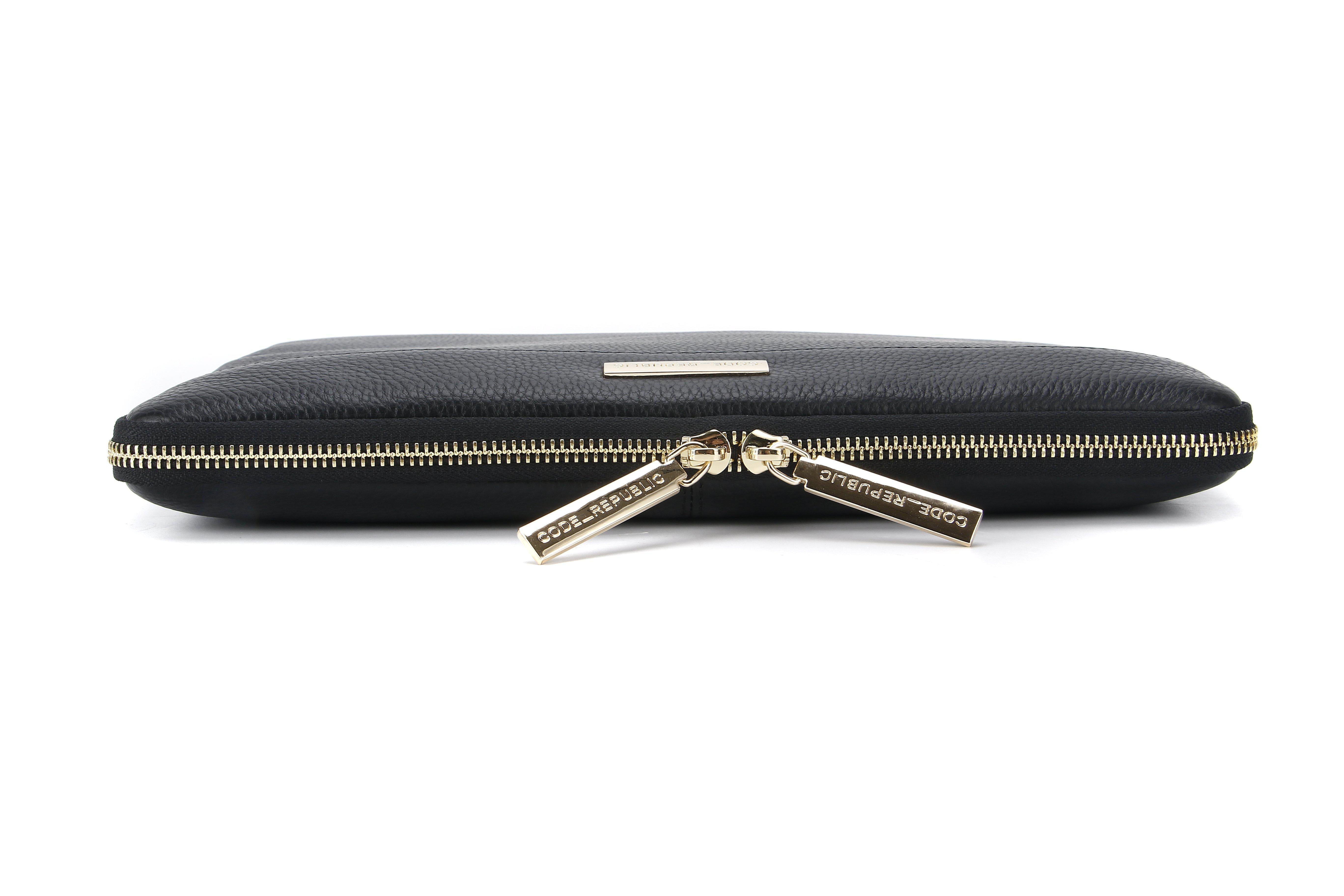 MACBOOK NEO 13" LEATHER SLEEVE CASE-sleeve-CODE REPUBLIC-BLACK-CODE REPUBLIC laptop bags womens laptop bags laptop handbags ladies laptop bags laptop carrying bags