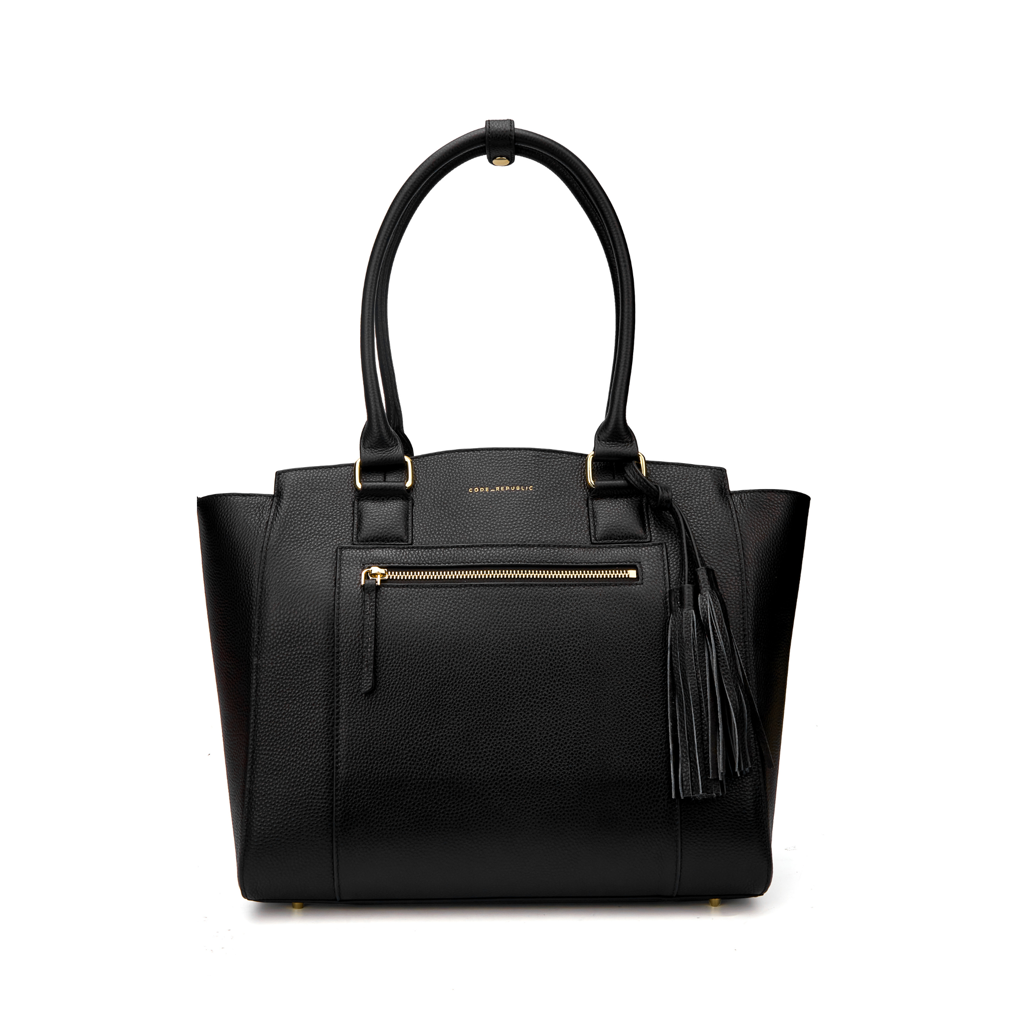 LISA 14" LAPTOP HANDBAG | ITALIAN LEATHER-Laptop bag-CODE REPUBLIC-Black-CODE REPUBLIC laptop bags womens laptop bags laptop handbags ladies laptop bags laptop carrying bags