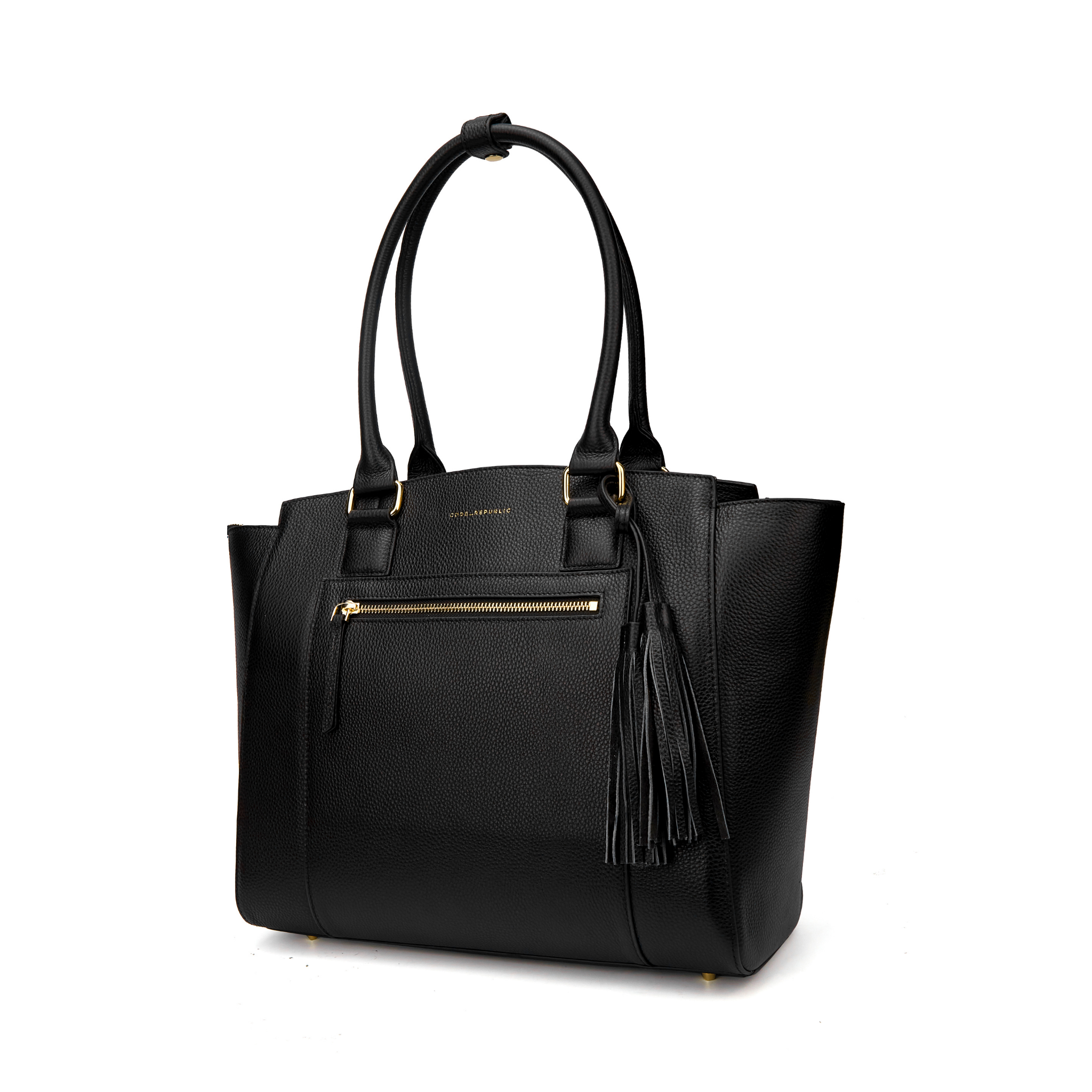 LISA 14" LAPTOP HANDBAG | ITALIAN LEATHER-Laptop bag-CODE REPUBLIC-Grey-CODE REPUBLIC laptop bags womens laptop bags laptop handbags ladies laptop bags laptop carrying bags