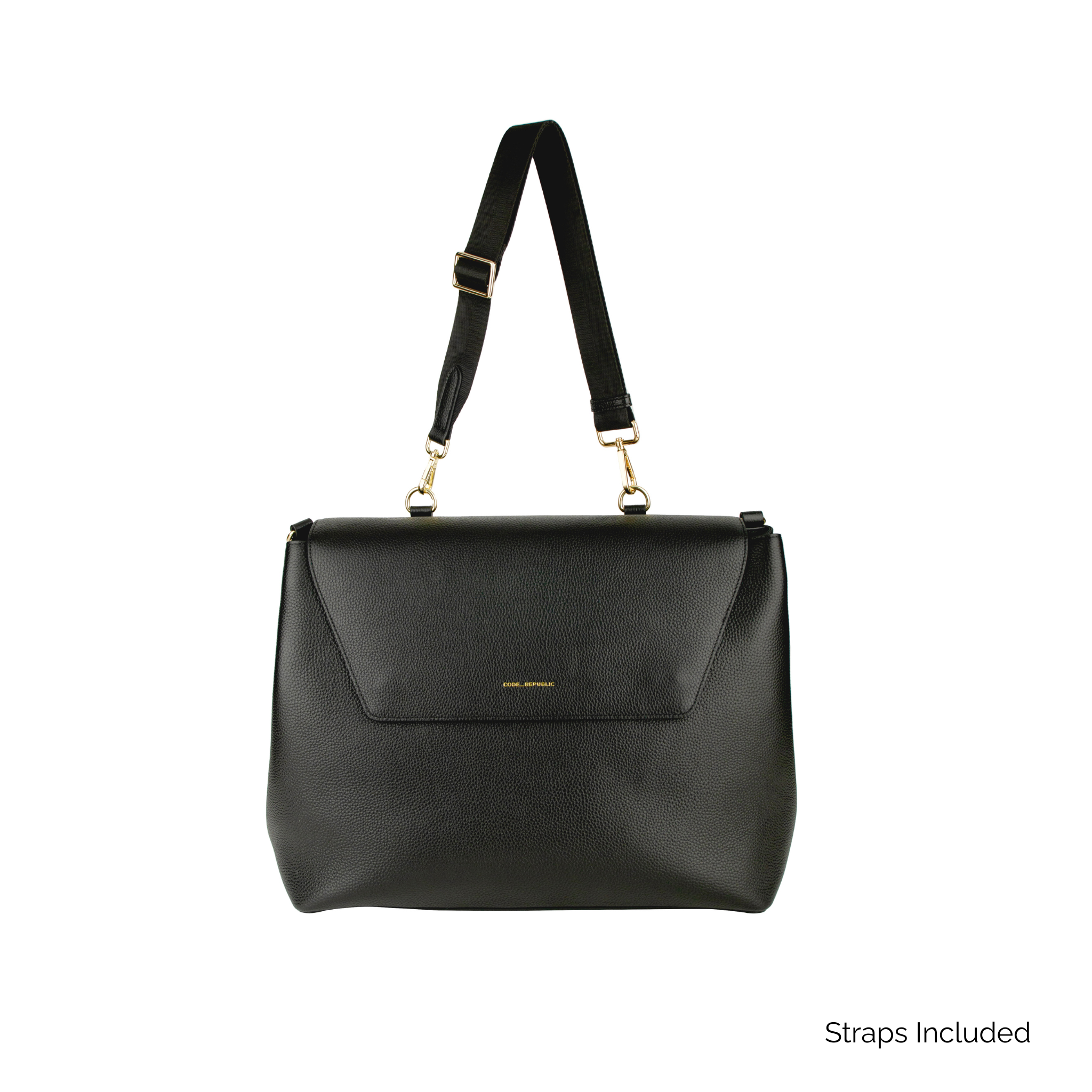 ALEXANDRA 16" LAPTOP BACKPACK | ITALIAN LEATHER-Laptop bag-CODE REPUBLIC-BLACK-CODE REPUBLIC laptop bags womens laptop bags laptop handbags ladies laptop bags laptop carrying bags