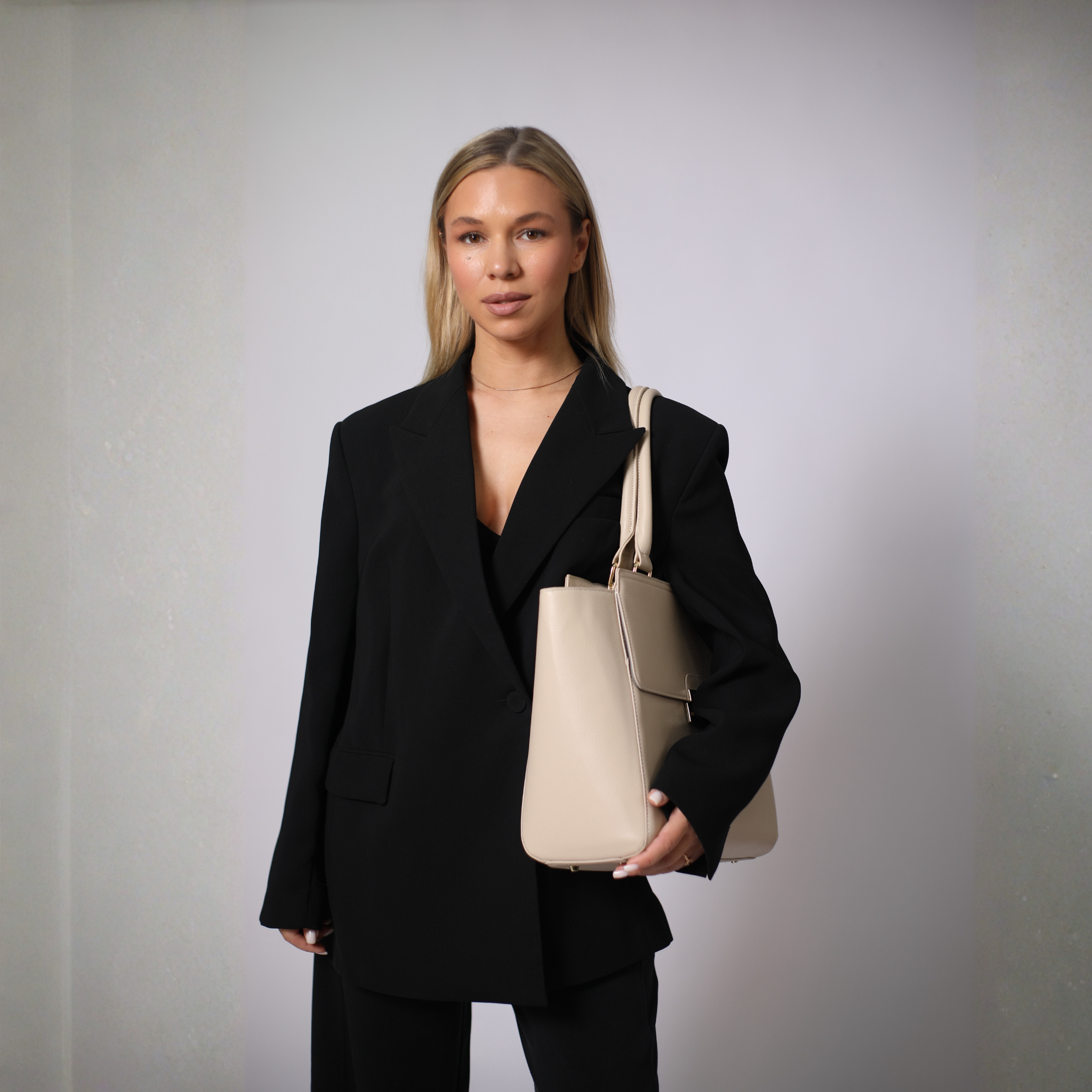 DANIELLE 14” LAPTOP HANDBAG | ITALIAN LEATHER-Laptop bag-CODE REPUBLIC-Black-CODE REPUBLIC laptop bags womens laptop bags laptop handbags ladies laptop bags laptop carrying bags