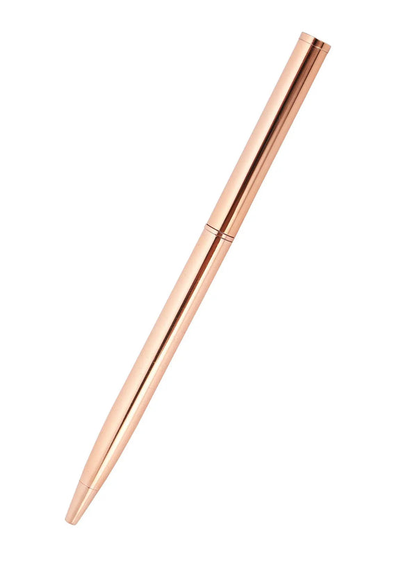 Slim Rose Gold Pen-CODE REPUBLIC-CODE REPUBLIC laptop bags womens laptop bags laptop handbags ladies laptop bags laptop carrying bags